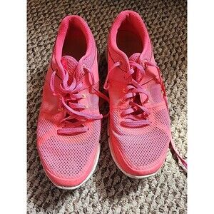 Nike Women's Flex 2014 Run Running Sneakers Shoes 642767-602 Neon Pink Size 9